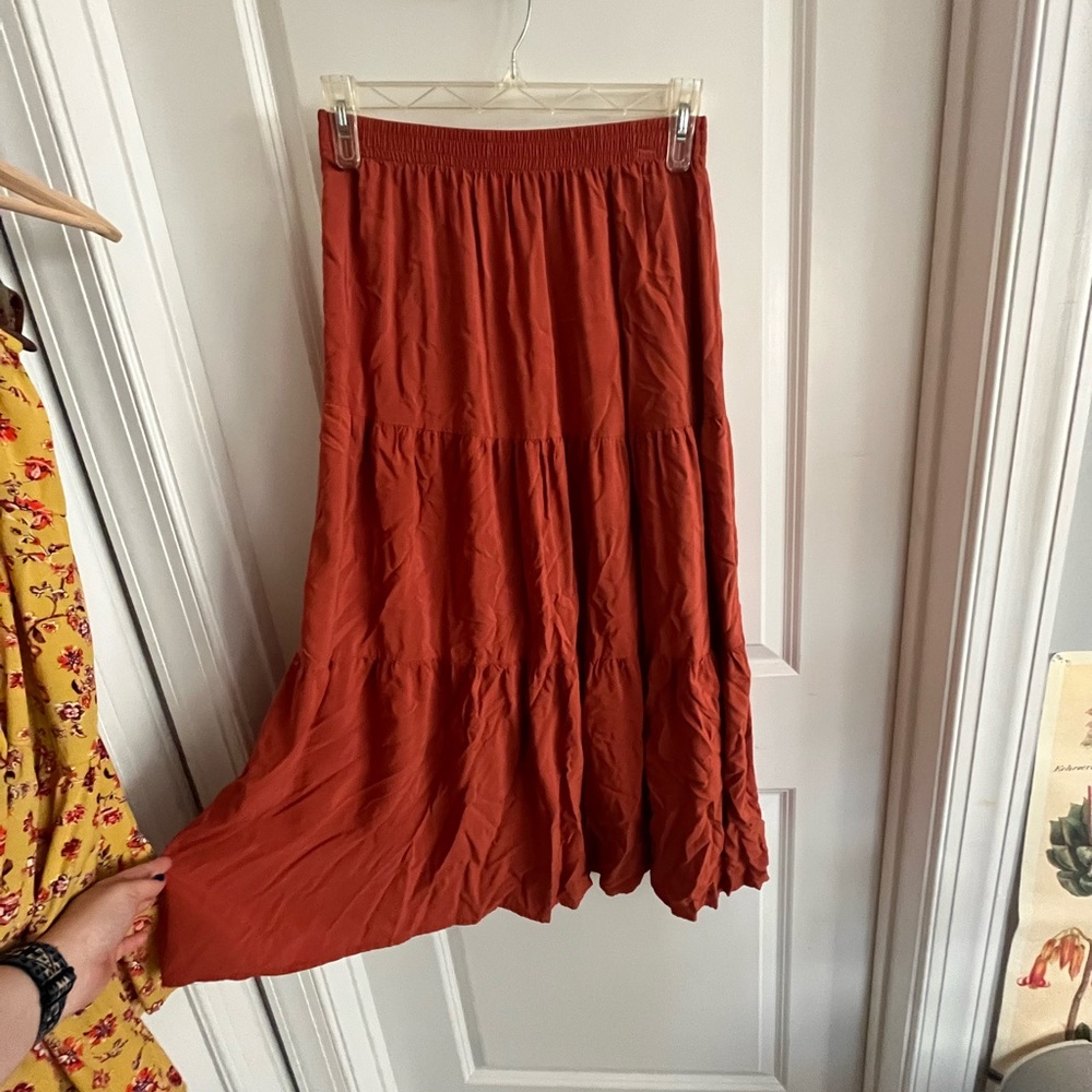 Tiered Maxi Skirt